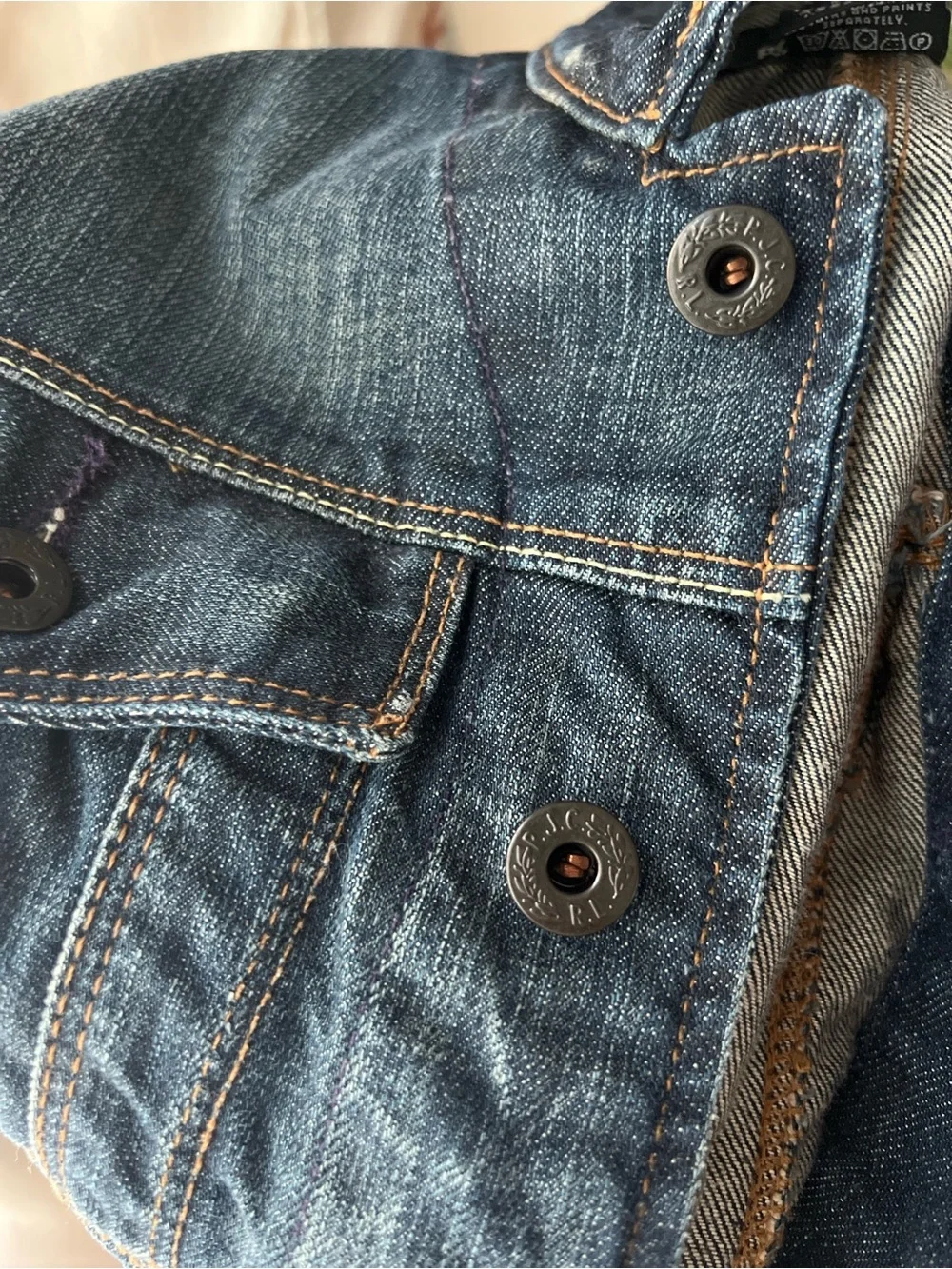 Ralph Lauren Polo Jeans Co. Dark Blue Denim Jacket - Picture 8 of 10